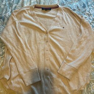 Tommy Hilfiger Women's Light Tan Cardigan